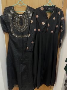 Pack Of 2 Black Kurta &amp; 1Freebie