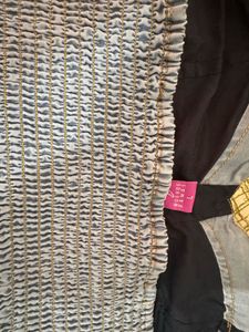 Brand New Blue Crop Top, Bust- 36/38