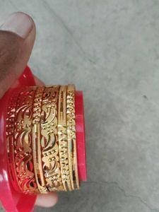 Gold Bangles Set