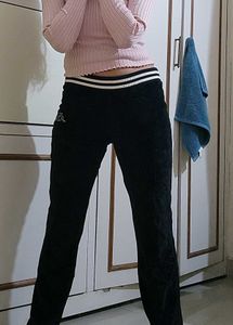 Kappa Velvet Love Black Jogging Pants