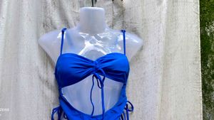 65108. Blue Bikini Set