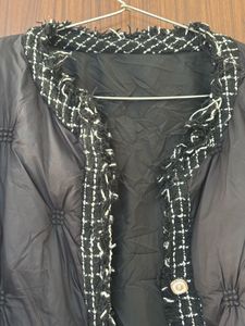 Black Korean Quilted Jacket