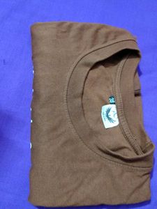 Tshirt In Brown Colour