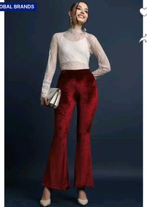 Velvet Flare Pant