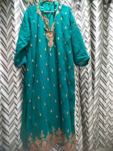 Green Studded Salwar Kameez