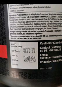 Protein Powder - Muscletech Nitro Tech