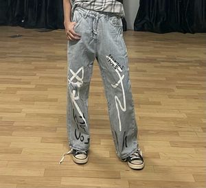URBANIC Typography Baggy Jeans Women.