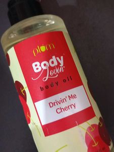 plum divine me cherry body oil