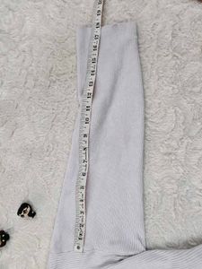 SHEIN Gray Cropped Sweater