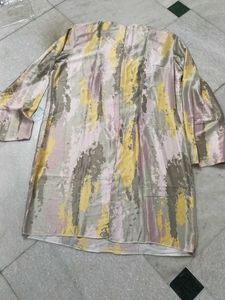 4XL Size Abstract Pastel Mini Western Kurti