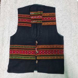 Ethnic Embroidered Vest and Lehenga ✨️