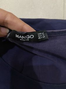 Mango Navy Blue Tee/ T-shirt