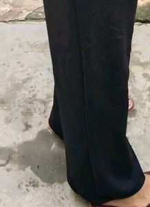 Wide Leg Black Trousers
