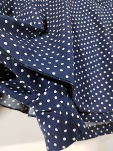 Navy Blue Printed Shorts (Women)
