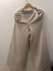 H&M Beige Wide Leg Pants