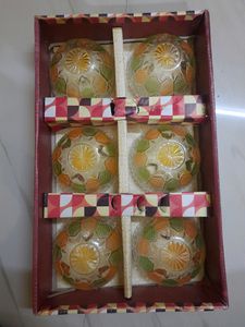 New Golden Jubilee Glass Pattern Bowl