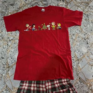 T-shirt And Plaid Pant Set