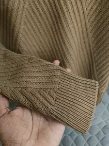 Korean Brown Knit Sweater unisex