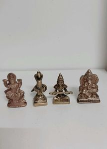 Four Brass Statue