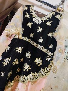 XXL Sharara  Velvet An Net 3 Piece Set 🔥