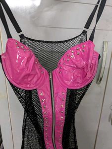 Pink Bustier Top