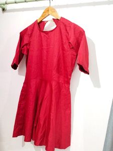 Beautiful Red Colour Frock For Girls
