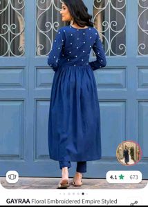 ❗️❗️ diwali sale ❗️❗️Elegant Blue Embroidere
