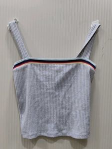 Ribbed Crop Tank Top