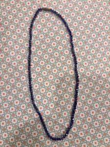 Purple Beaded Wrap Necklace