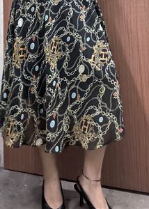 Chic chain Print Skirt