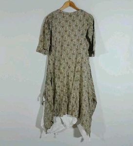 Biba Classy Assymetric Fusion Layered Kurta