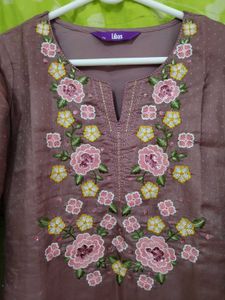 Elegant Floral Kurta Set