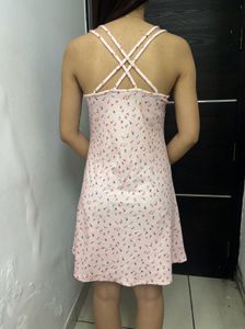 Pink Floral Dress