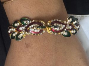 Elegant Peacock Bangle