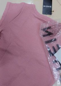 Pink Halter Neck Crop Top