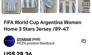 Adidas Argentina Soccer Jersey✅✅