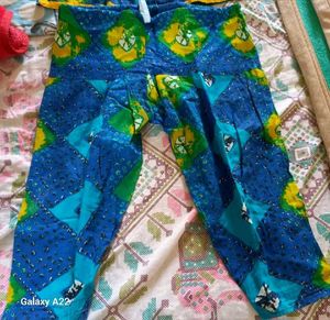 Colorful Ethnic Girl Dress Set For Age 2-4 Yrs