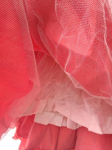 Red And Black Heavy Gown