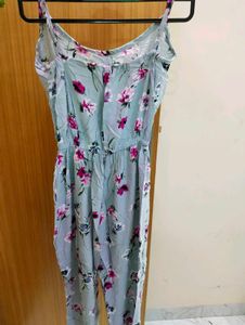 Floral Print Jumpsuit