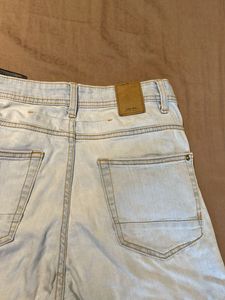 Zara Ice Blue Denim - Carrot Fit