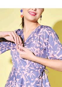 Wrap Dress.Coords For Women/Girls. Free Size