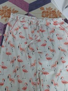 Flamingo Print Pajama Set