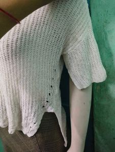 High Low Knitted Top