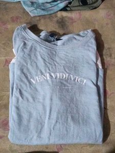 Blue Long Sleeve Top