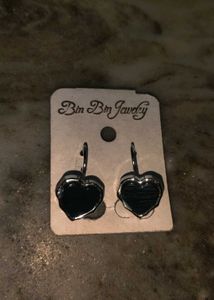 Heart Drop Earrings