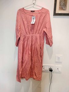 Zudio Nudo Pink Midi Dress