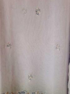 Vintage Leaf Print Saree