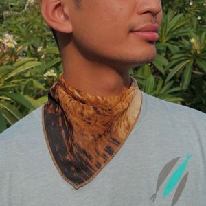 animal skin print bandana