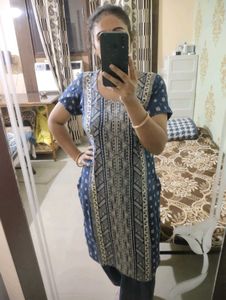 blue and golden salwar suit ..