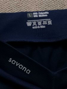 SAVANA Gathered Flare Leg Pants/Leggings